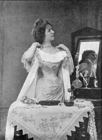 The Parisian woman at her toilet