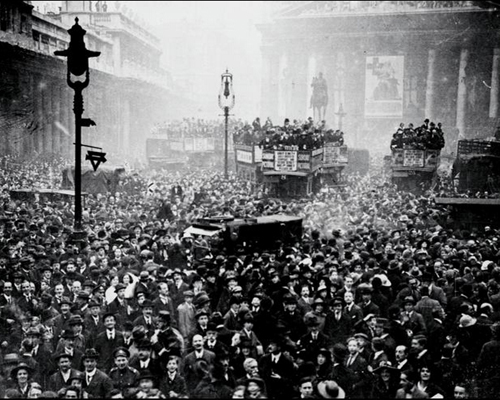 A Glimpse of Armistice Day in London, 1918