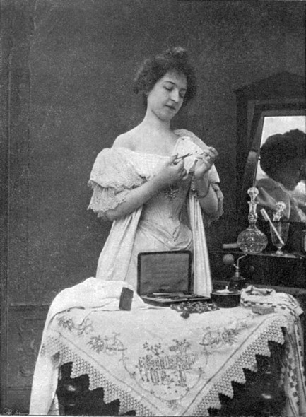 The Parisian woman at her toilet