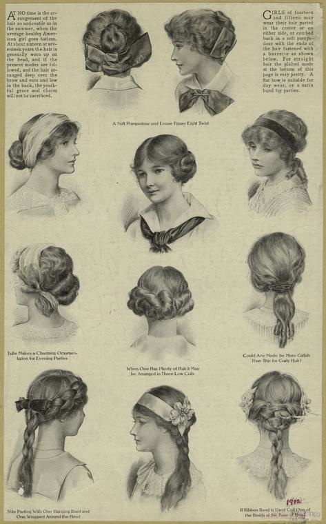 Edwardian Girls' Hairstyles – Edwardian Promenade