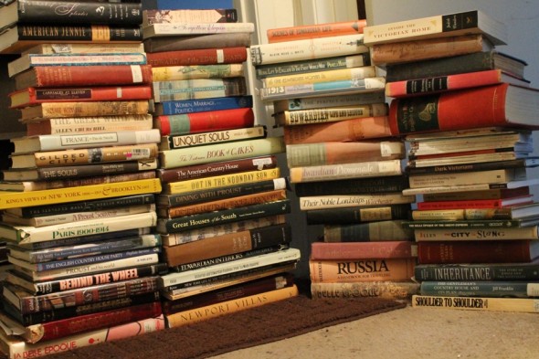 Books, Books, and More Books, or my Edwardian Research Library