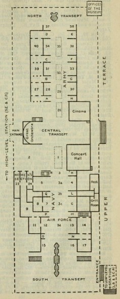 Imperial War Museum, map