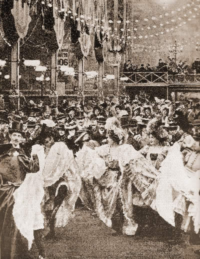 Edwardian Halloween Costume: a Can-Can Dancer