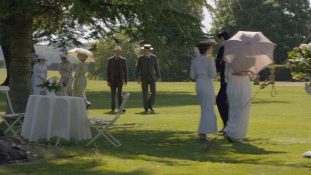 Garden Party at Downton Abbey