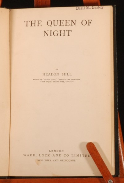 The Queen of Night by Headon Hill