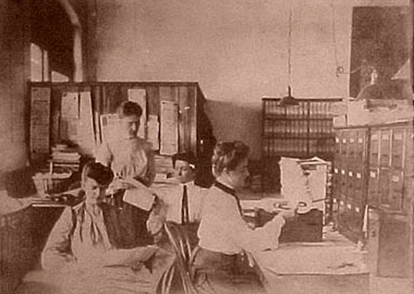 Four women in an office